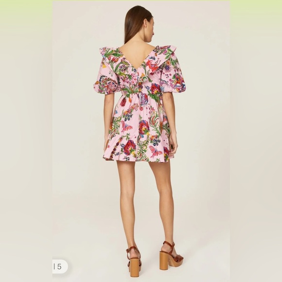 Banjanan Scorpio Tropical Pink Dress- Medium - Picture 4 of 10